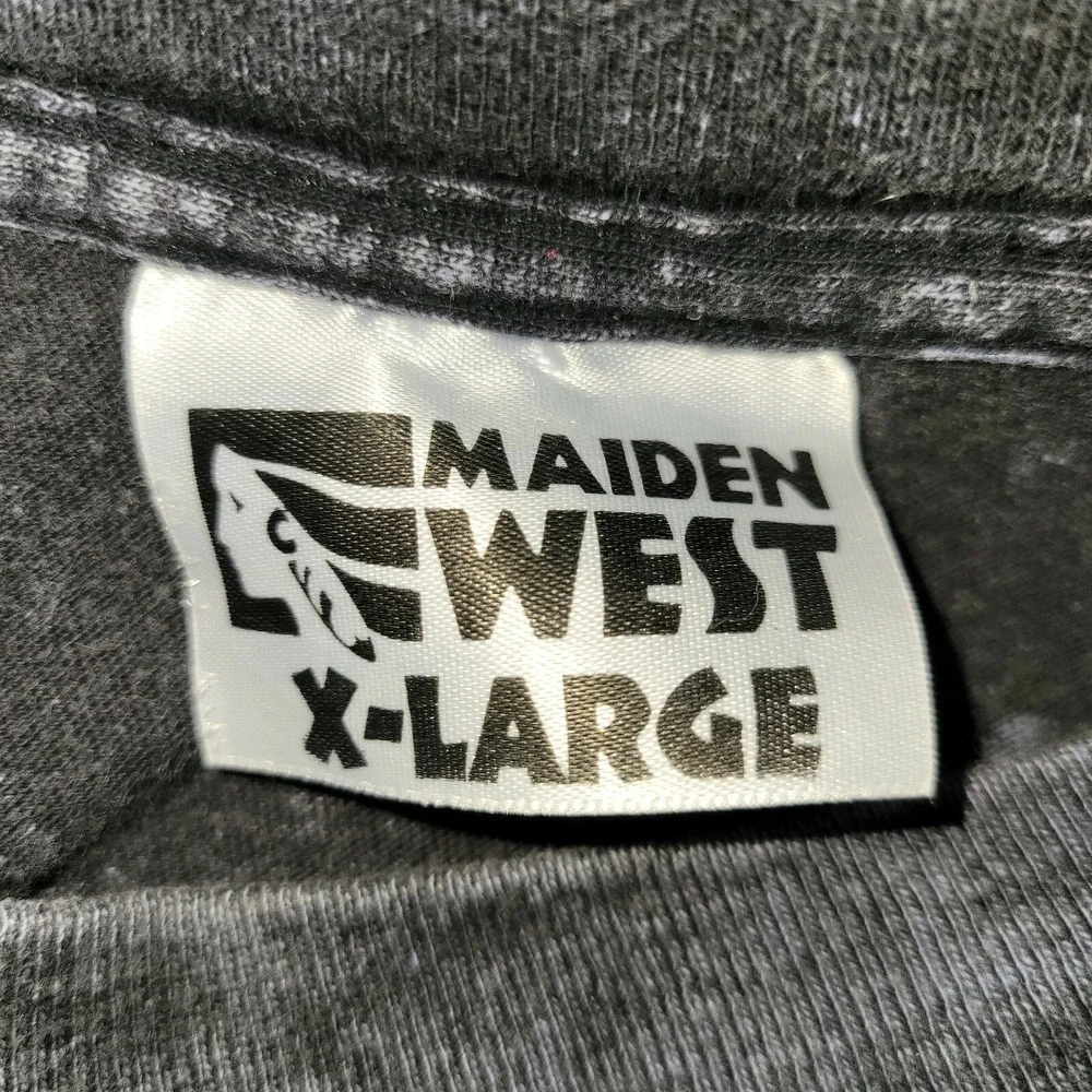 Vintage Maiden‎ West Juneau Alaska Shirt Made In USA Single Stitch Size XL Gray